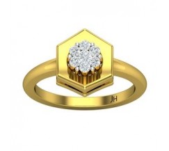 Natural Diamond Ring 0.24 CT / 4.20 gm Gold