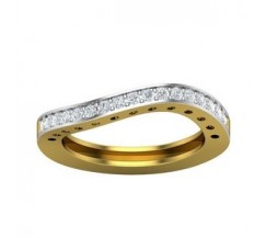 Natural Diamond Ring 0.255 CT / 4.20 gm Gold