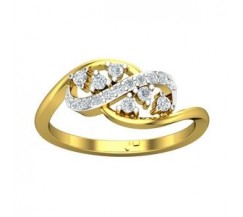 Natural Diamond Ring 0.24 CT / 2.60 gm Gold