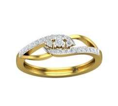 Natural Diamond Ring 0.26 CT / 2.50 gm Gold