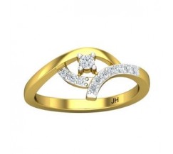 Natural Diamond Ring 0.21 CT / 2.60 gm Gold