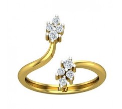Natural Diamond Ring 0.28 CT / 2.87 gm Gold