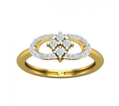 Natural Diamond Ring 0.30 CT / 2.68 gm Gold