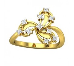 Natural Diamond Ring 0.23 CT / 3.20 gm Gold