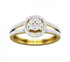Natural Diamond Ring 0.57 CT / 3.10 gm Gold