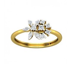 Natural Diamond Ring 0.28 CT / 2.59 gm Gold