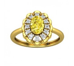 Natural Diamond & Gemstone Ring 1.39 CT / 3.69 gm Gold