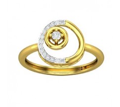 Natural Diamond Ring 0.16 CT / 2.50 gm Gold