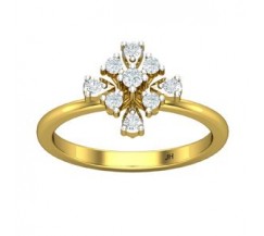 Natural Diamond Ring 0.24 CT / 3.00 gm Gold
