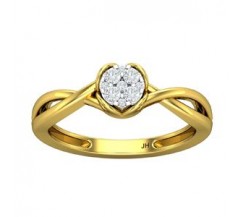 Natural Diamond Ring 0.15 CT / 2.65 gm Gold