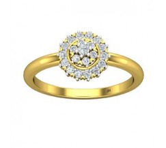 Natural Diamond Ring 0.25 CT / 3.00 gm Gold