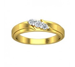 Natural Diamond Band for HER 0.20 CT / 2.30 gm Gold