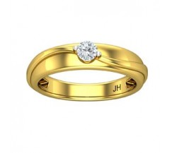 Natural Diamond Band for Men 0.25 CT / 4.46 gm Gold