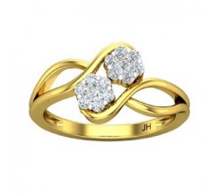 Natural Diamond Ring 0.24 CT / 3.40 gm Gold