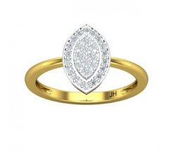 Natural Diamond Ring 0.31 CT / 2.57 gm Gold
