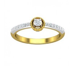 Natural Diamond Ring 0.23 CT / 2.25 gm Gold