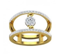 Natural Diamond Ring 0.53 CT / 3.90 gm Gold