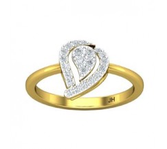Natural Diamond Ring 0.26 CT / 2.60 gm Gold