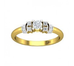 Natural Diamond Ring 0.33 CT / 2.40 gm Gold