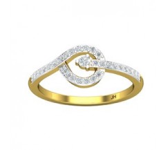 Natural Diamond Ring 0.26 CT / 2.30 gm Gold