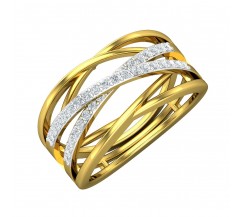 Natural Diamond Ring 0.36 CT / 4.65 gm Gold