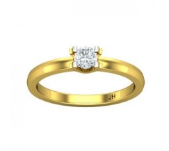 Natural Diamond Ring 0.25 CT / 2.60 gm Gold