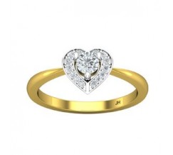 Natural Diamond Ring 0.29 CT / 2.70 gm Gold