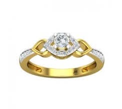 Natural Diamond Ring 0.37 CT / 3.00 gm Gold