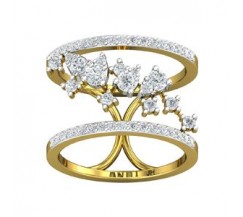 Natural Diamond Ring 0.79 CT / 5.00 gm Gold