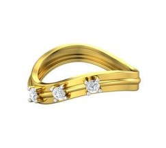 Natural Diamond Band for Men 0.27 CT / 3.60 gm Gold