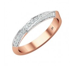 Natural Diamond Band for HER 0.30 CT / 2.45 gm Gold