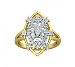 Natural Diamond Ring 0.55 CT / 4.80 gm Gold