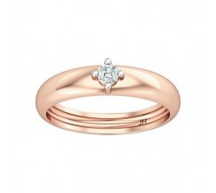Natural Diamond Band for HER 0.09 CT / 2.50 gm Gold