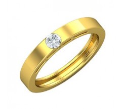 Natural Diamond Band for Men 0.25 CT / 4.50 gm Gold