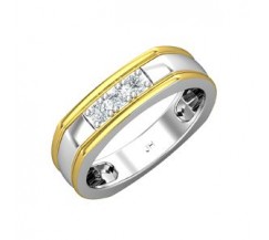 Natural Diamond Band for HER 0.21 CT / 4.70 gm Gold