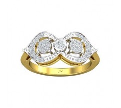 Natural Diamond Ring 0.35 CT / 3.90 gm Gold