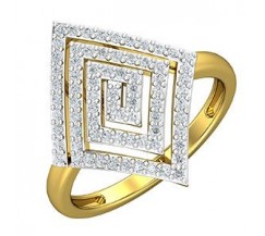 Natural Diamond Ring 0.43 CT / 3.70 gm Gold
