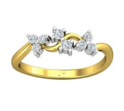 Natural Diamond Ring 0.20 CT / 2.20 gm Gold