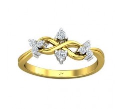 Natural Diamond Ring 0.19 CT / 2.47 gm Gold