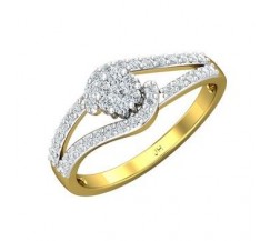 Natural Diamond Ring 0.40 CT / 2.77 gm Gold