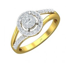 Natural Diamond Ring 0.42 CT / 3.34 gm Gold