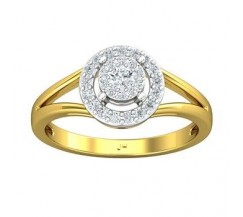 Natural Diamond Ring 0.32 CT / 3.04 gm Gold
