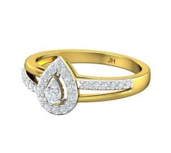 Natural Diamond Ring 0.32 CT / 3.01 gm Gold
