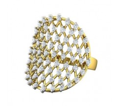 Natural Diamond Ring 0.91 CT / 5.82 gm Gold