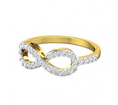Natural Diamond Ring 0.35 CT / 2.54 gm Gold