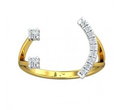 Natural Diamond Ring 0.20 CT / 1.91 gm Gold