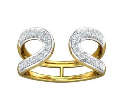 Natural Diamond Ring 0.36 CT / 3.13 gm Gold