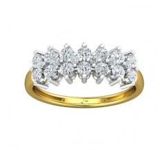 Natural Diamond Ring 0.76 CT / 2.59 gm Gold