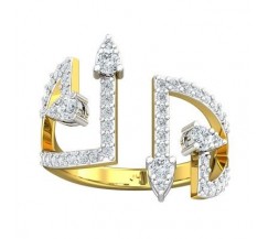 Natural Diamond Ring 0.69 CT / 3.82 gm Gold