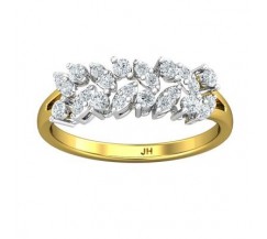 Natural Diamond Ring 0.39 CT / 2.43 gm Gold